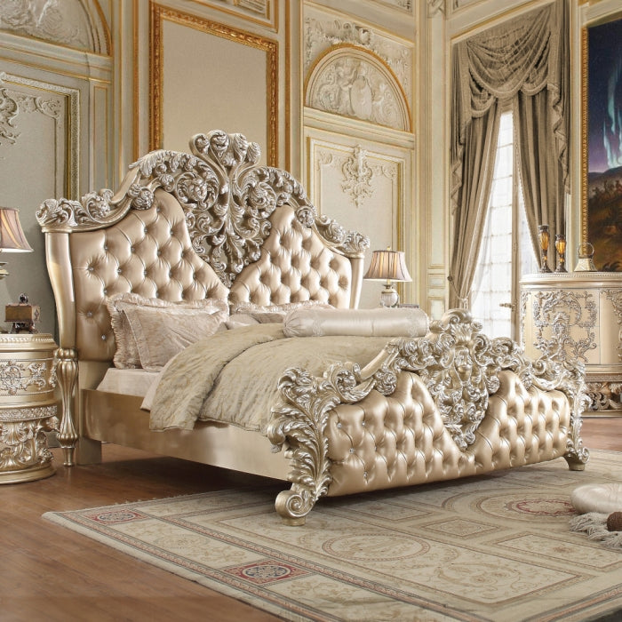 The Vatican Luxe Ornate Eastern King Bed by Relani Family Furniture