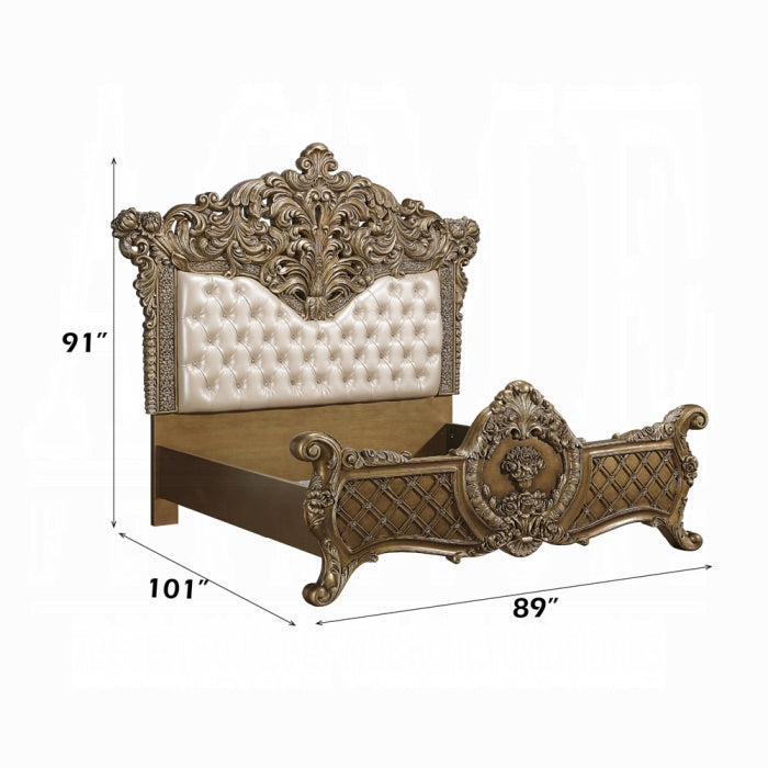 The Constantine Regal Baroque Eastern King Bed by Relani Family Furniture