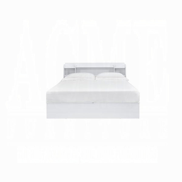 The Ellara White Modern Storage Bed by Clayson Design