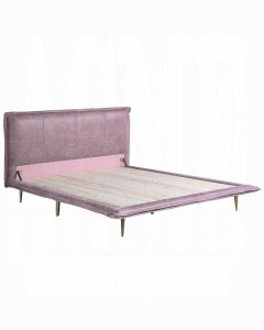The Bastille Blush Modern Platform Bed by Clayson Design