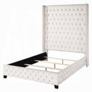 The Bellamy Tufted Wingback Queen Bed by Clayson Design