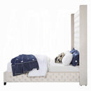The Bellamy Tufted Wingback Queen Bed by Clayson Design