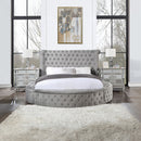 The Marcelline Glam Tufted Storage Queen Bed by Clayson Design