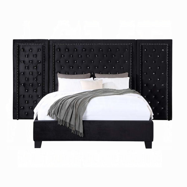 The Celestine Glam Tufted Queen Bed by Clayson Design