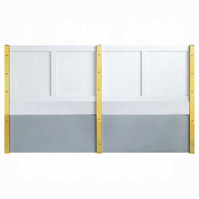The Solvay Modern Glam Queen Bed by Clayson Design