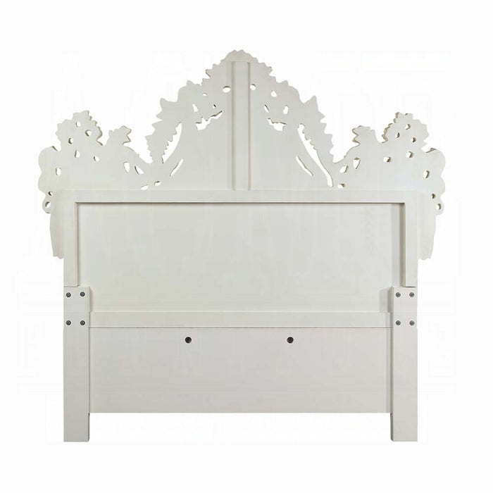 The Adara Nouveau Rococo Eastern King Bed by Relani Family Furniture