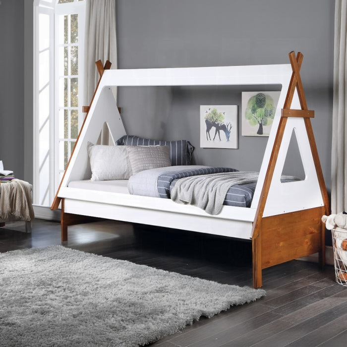 The Wilder Soft Modern Teepee Twin Bed by Clayson Design