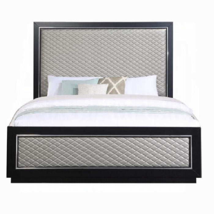 The Starlight Luxe Diamond Panel Bed by Clayson Design