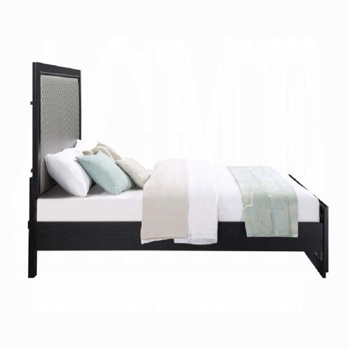 The Starlight Luxe Diamond Panel Bed by Clayson Design