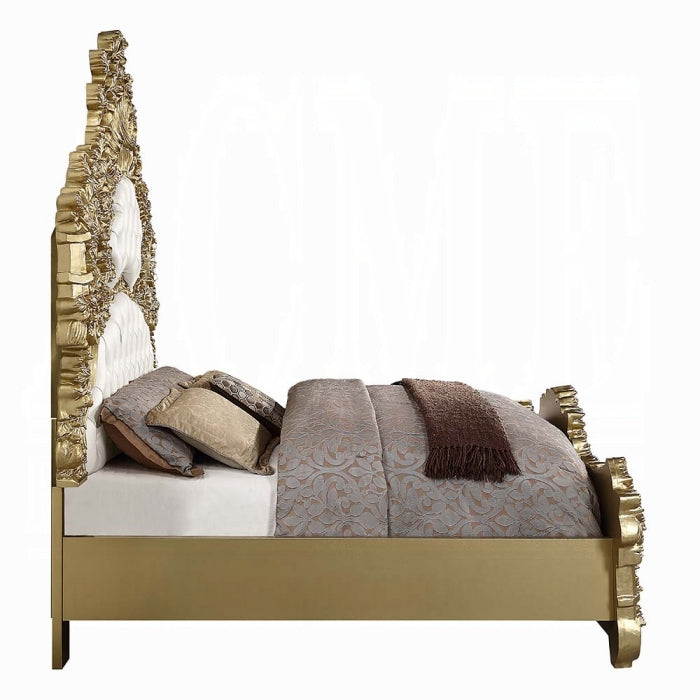 The Bernadette Grand Rococo Eastern King Bed by Relani Family Furniture