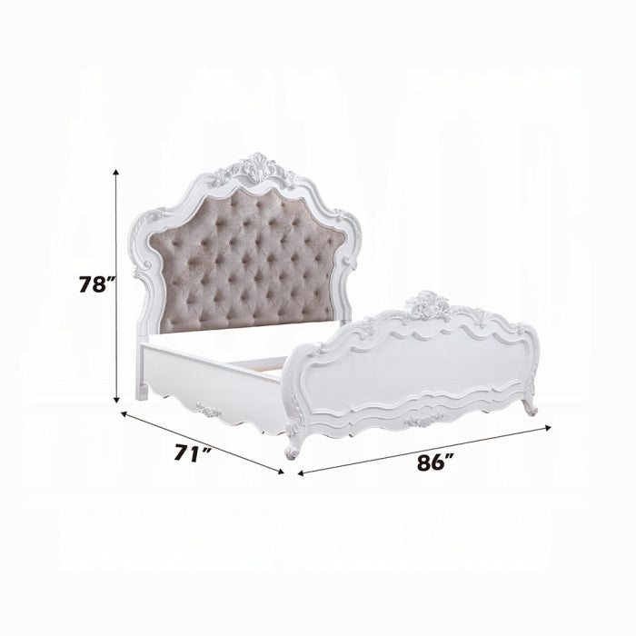 The Latisha Heirloom Carved Queen Bed by Relani Family Furniture