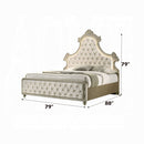 The Lucera LED Velvet Bed by Realani Family Furniture