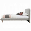 The Marlow Curved Bouclé Bed by Clayson Design