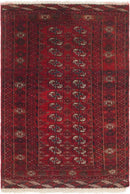Keira stylish Red Rectangle Area Rug