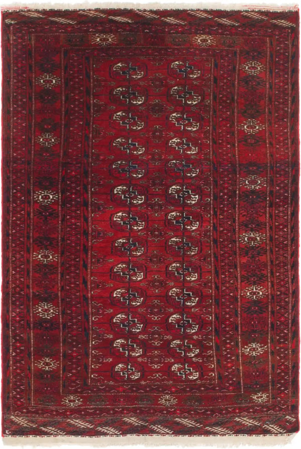 Keira stylish Red Rectangle Area Rug