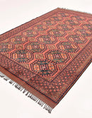 Kinslee Sophisticated Red Rectangle Area Rug