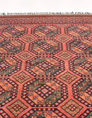 Kinslee Sophisticated Red Rectangle Area Rug