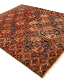 Atreus Invitinga Red Rectangle Area Rug