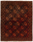 Atreus Invitinga Red Rectangle Area Rug