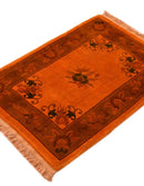 Davian Cozy Orange Rectangle Area Rug