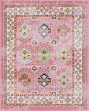Alaya Beautiful Rose Area Rug