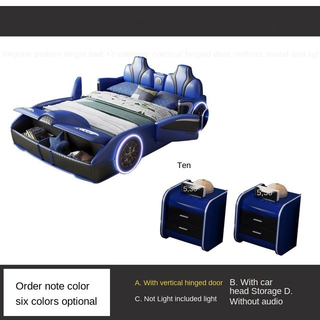 Bed Boy Cartoon Bed For Car With Fence Single Car Type