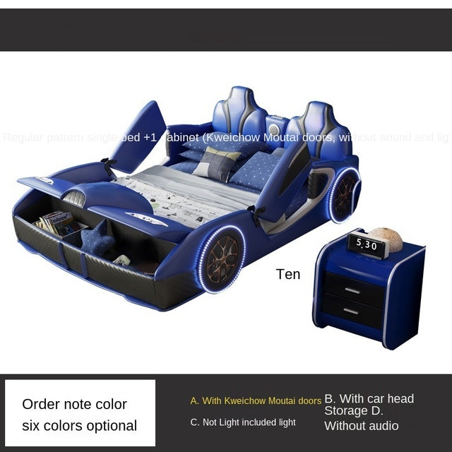 Bed Boy Cartoon Bed For Car With Fence Single Car Type