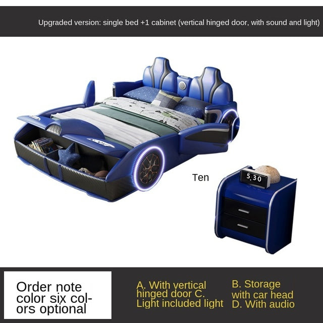 Bed Boy Cartoon Bed For Car With Fence Single Car Type