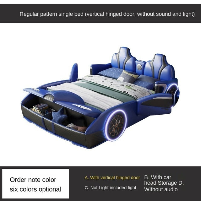 Bed Boy Cartoon Bed For Car With Fence Single Car Type