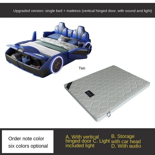 Bed Boy Cartoon Bed For Car With Fence Single Car Type