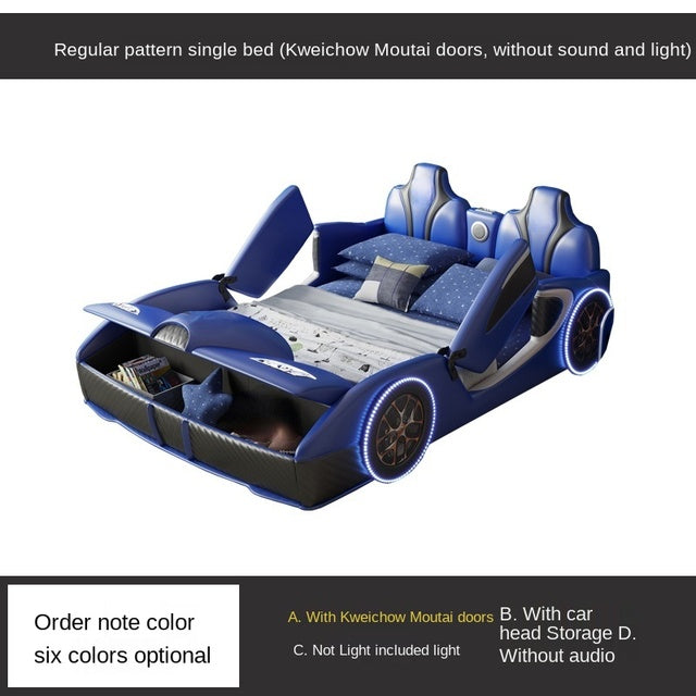 Bed Boy Cartoon Bed For Car With Fence Single Car Type