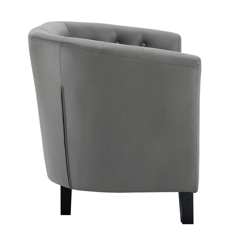 Jamal Upholstered Vinyl Loveseat