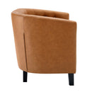 Jamal Upholstered Vinyl Loveseat