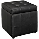 Oakleigh Storage Upholstered Vinyl Ottoman