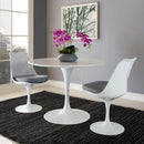 Titus 40" Round Wood Top Dining Table