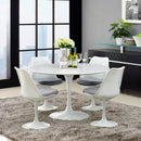 Titus 47" Round Wood Top Dining Table