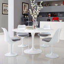 Titus 54" Round Wood Top Dining Table