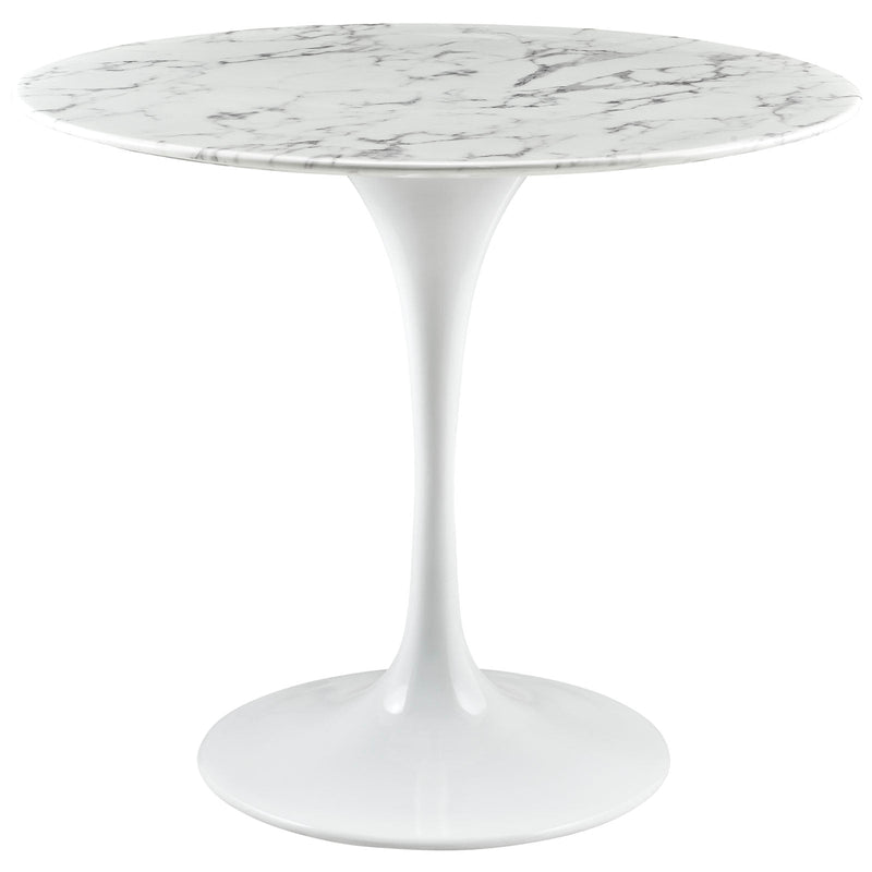 Angie 36" Round Artificial Marble Dining Table