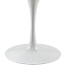 Angie 40" Round Artificial Marble Dining Table