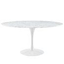 Angie 60" Round Artificial Marble Dining Table