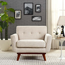 Brianna Upholstered Fabric Armchair