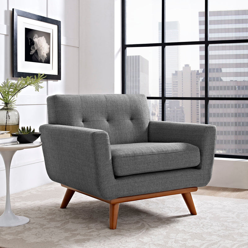 Brianna Upholstered Fabric Armchair