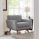 Brianna Upholstered Fabric Armchair