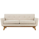 Brianna Upholstered Fabric Loveseat