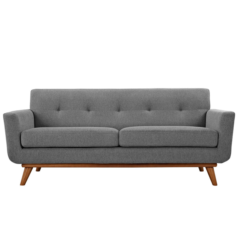 Brianna Upholstered Fabric Loveseat