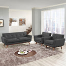 Ana Armchairs and Loveseat Set of 3