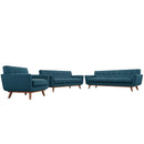 Alaric Sofa Loveseat and Armchair Set of 3
