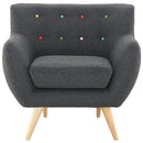 Emilia Upholstered Fabric Armchair