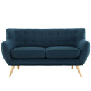 Emilia Upholstered Fabric Loveseat