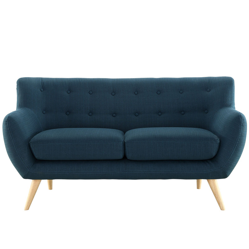 Emilia Upholstered Fabric Loveseat